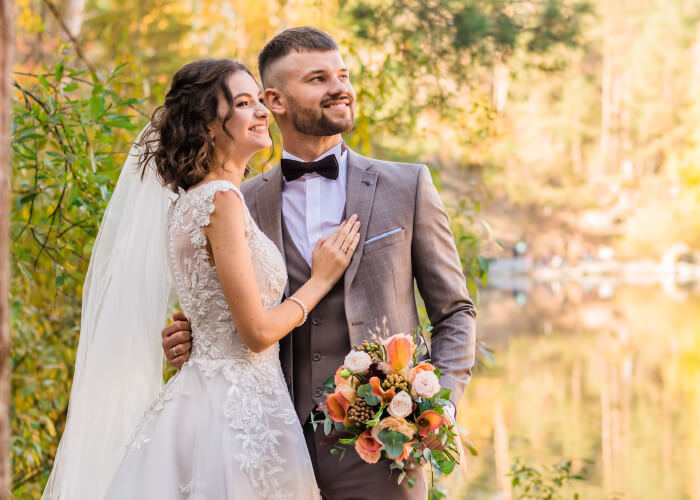 Bride and groom in Toledo