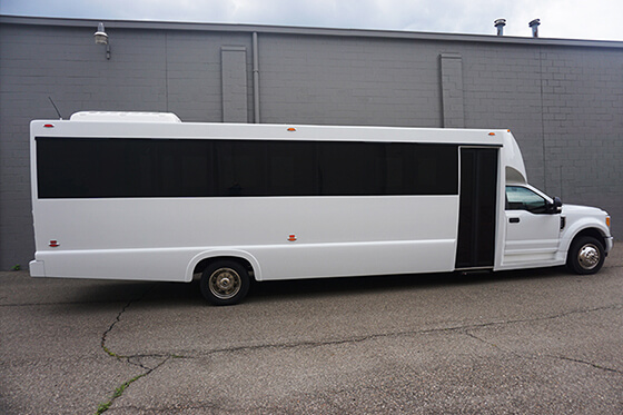 A 34 Passenger party bus